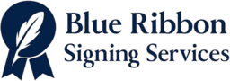 Blue Ribbon Signing Services Logo